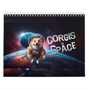 Corgis in Space Calendar