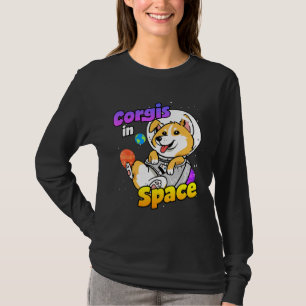 Corgis In Space Corgi Dog Astronaut T-Shirt