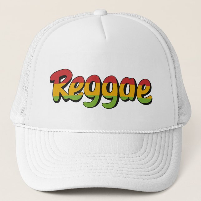 Cori Reith Rasta reggae graffiti Trucker Hat (Front)