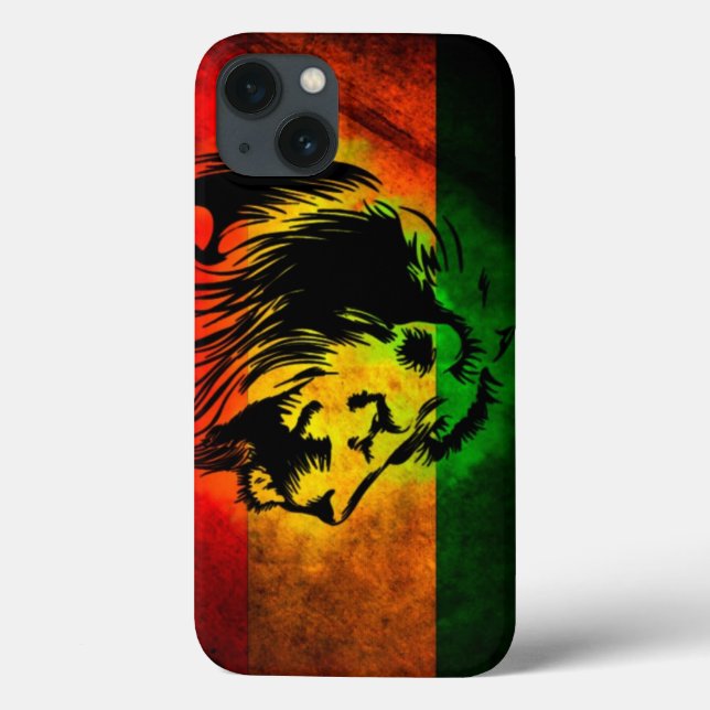 Cori Reith Rasta reggae lion Case-Mate iPhone Case (Back)