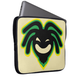 Cori Reith Rasta reggae peace face Laptop Sleeve