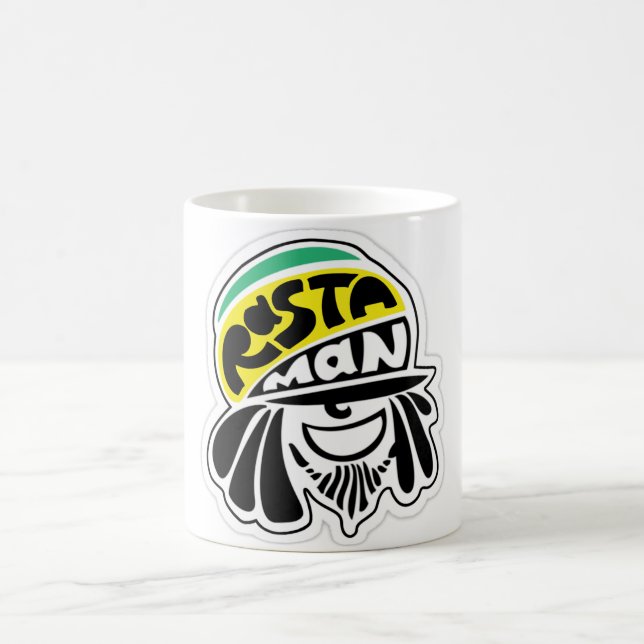 Cori Reith Rasta reggae rasta man Coffee Mug (Center)