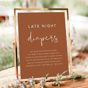 CORIANDER Bohemian Late Night Diapers Game Poster