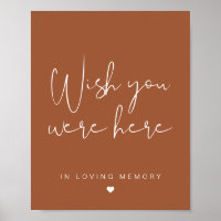 CORIANDER Boho Terracotta Wish You Were Sign
