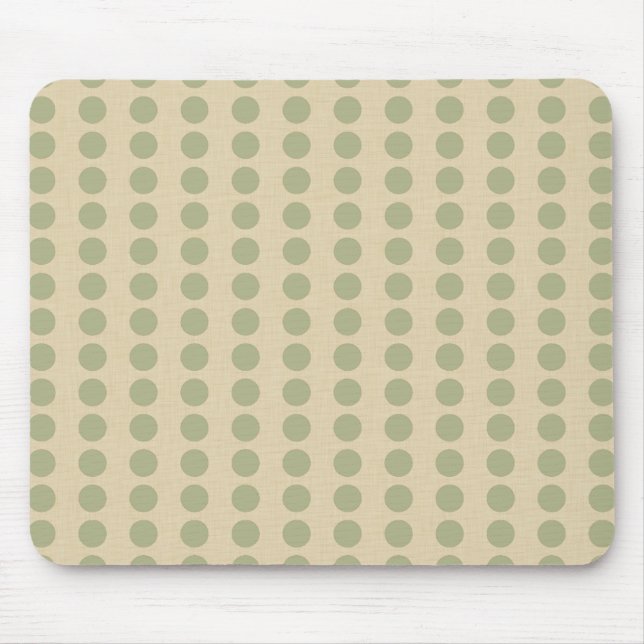 Coriander Spice Moods Dots Mouse Pad (Front)