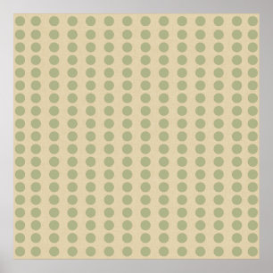 Coriander Spice Moods Dots Poster