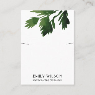 CORINDER HERB NECKLACE BRACELET DISPLAY CARD