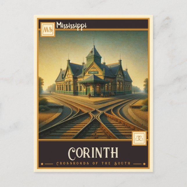 Corinth, Mississippi  | Vintage Postcard (Front)