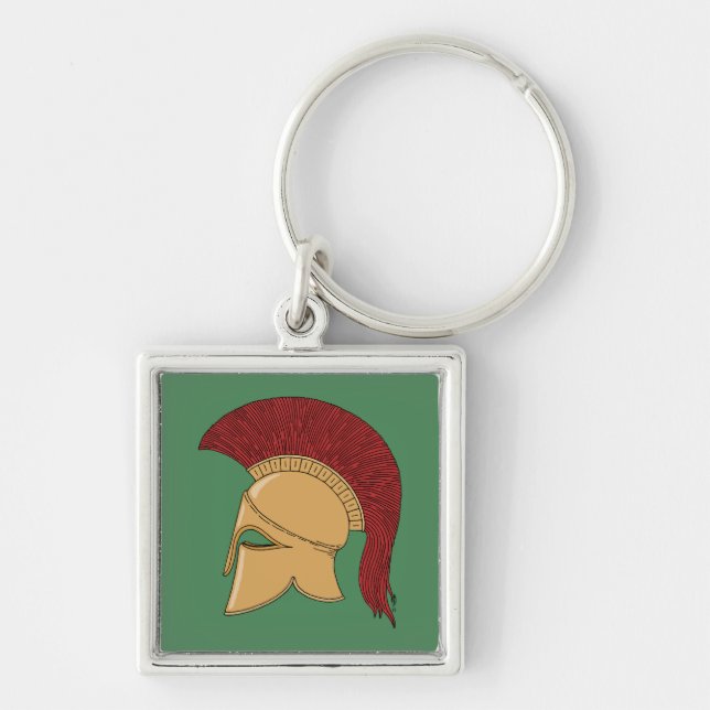 Corinthian Helmet Key Ring (Front)