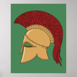 Corinthian Helmet Poster