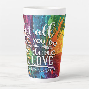 Corinthians 16-14 Love Latte Mug