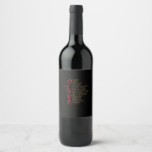 Corinthians Bible Verse Love Is Patient Love Is Ki Wine Label