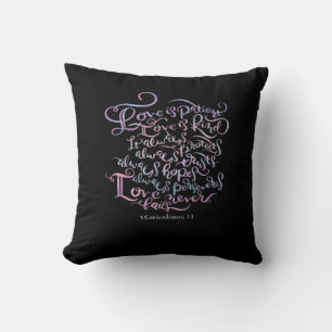 Corinthians Love Is Patient Love Is Kind Classic D Cushion