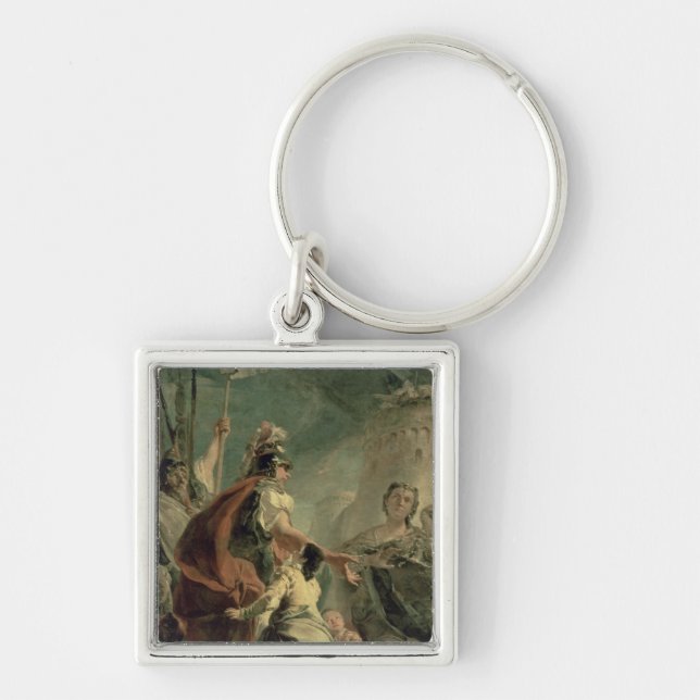 Coriolanus in the Environs of Rome, c.1725 Key Ring (Front)