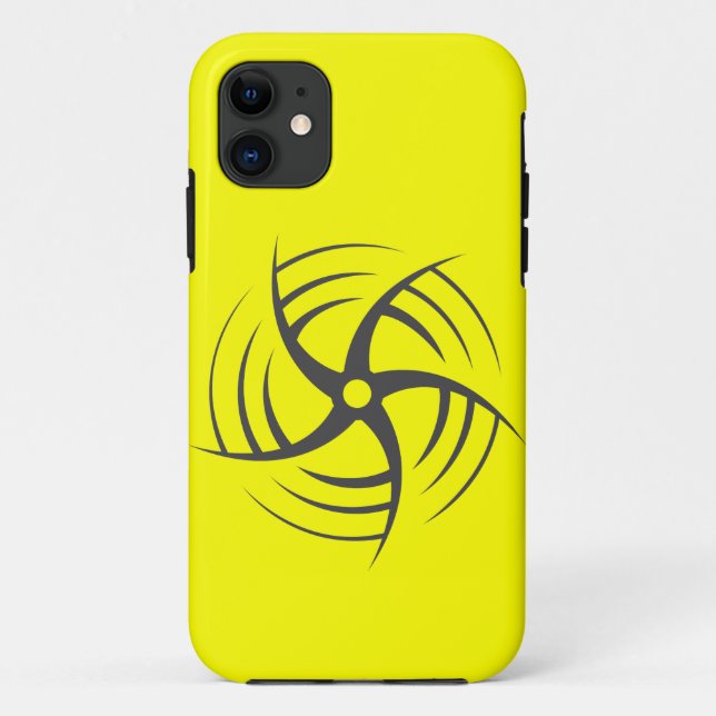 Coriolis Effect Swirly Throwing Star Case-Mate iPhone Case (Back)