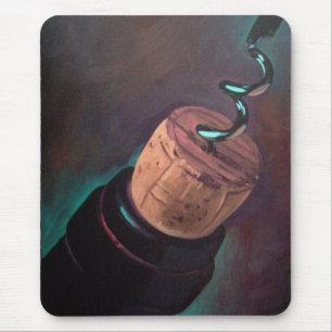 CORK AND OPENER HI-RES MOUSE PAD