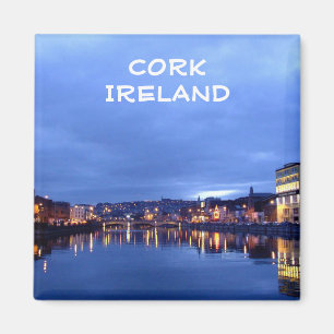 Cork at Night, Ireland Magnet