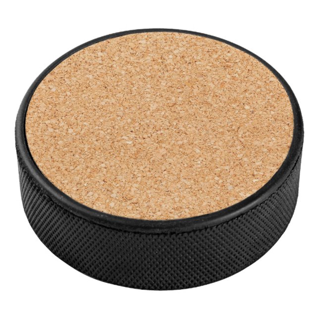 Cork Board Pattern Hockey Puck (3/4)