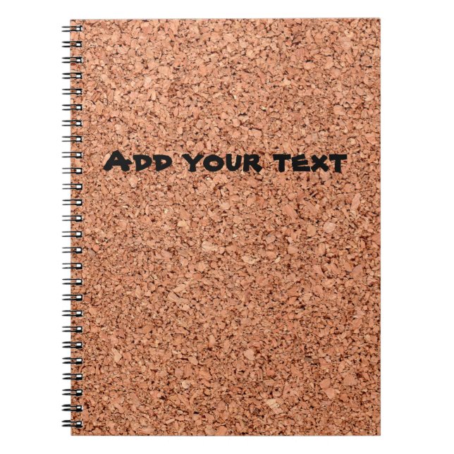 Cork Board - Personalised Notebook (Front)