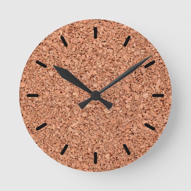 Cork Board Round Clock (Front)