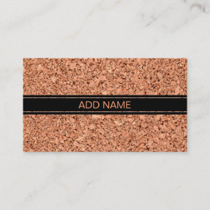 Cork Board with Customisable Text Business Card