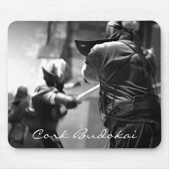Cork Budokai kendo mousemat dojo (Front)