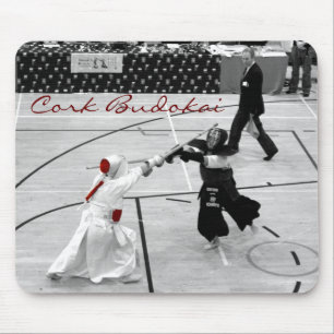 Cork Budokai kendo mousemat dojo