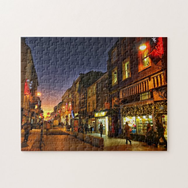 Cork City at Christmas 3, Ireland Puzzle (Horizontal)