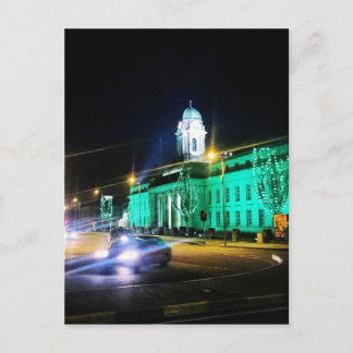 Cork City Hall, St. Patricks week, Ireland Postcard