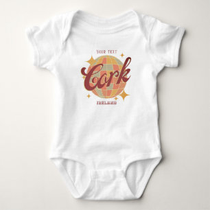 Cork City Ireland Retro newborn gift Baby Bodysuit