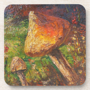 Cork Coaster Set Ann Hayes Mushroom