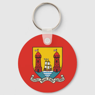 Cork Coat of Arms Key Ring