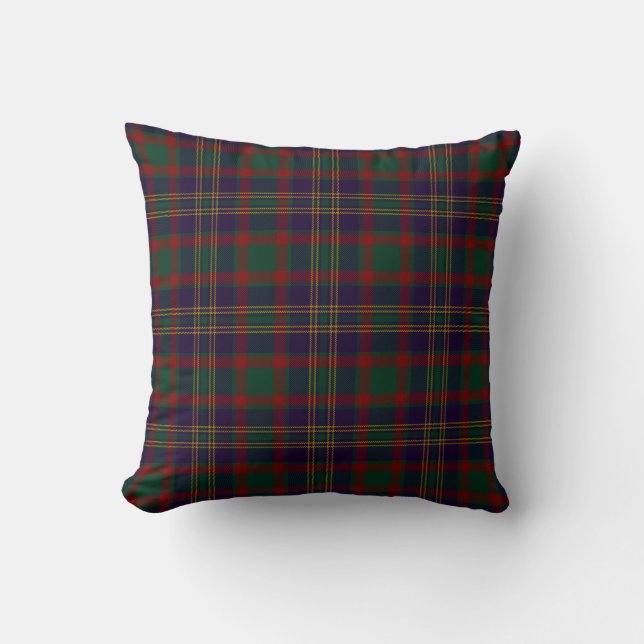 Cork County Irish Tartan Cushion (Front)
