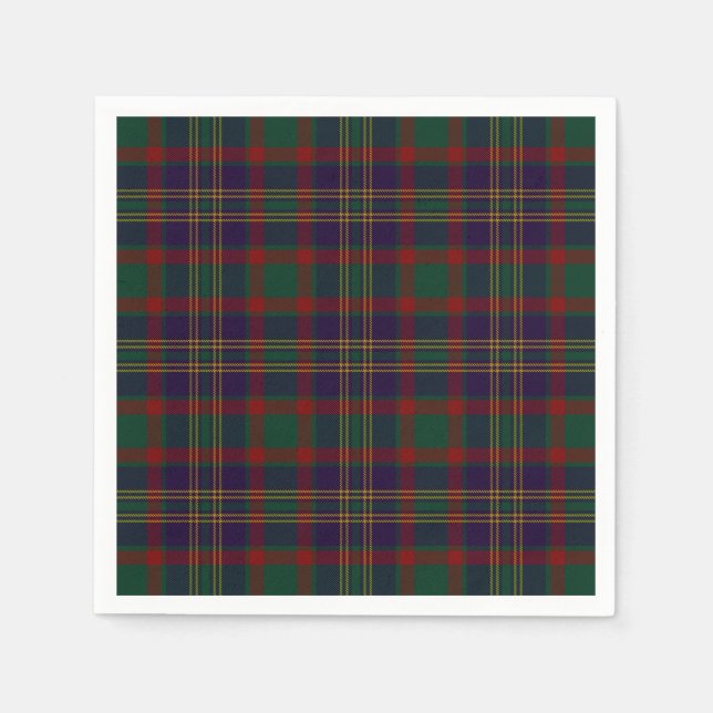 Cork County Irish Tartan Napkin (Front)