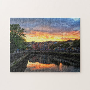 Cork Ireland Colours at Sunset Puzzle