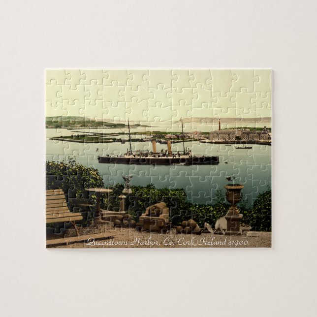 Cork, Ireland jigsaw, Queenstown harbour Jigsaw Puzzle (Horizontal)