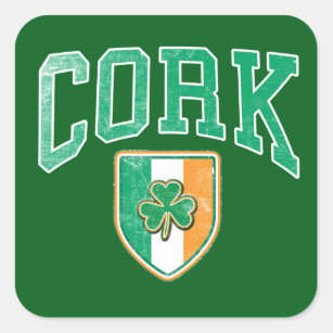 CORK Ireland Square Sticker