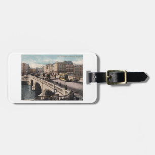 Cork Ireland, St Patrick's Bridge c1904 Vintage Po Luggage Tag