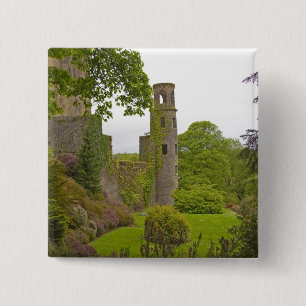 Cork, Ireland. The infamous Blarney Castle 2 15 Cm Square Badge