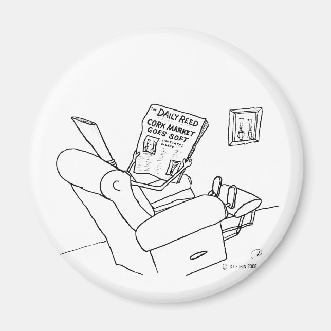 Cork Market Magnet (Front)