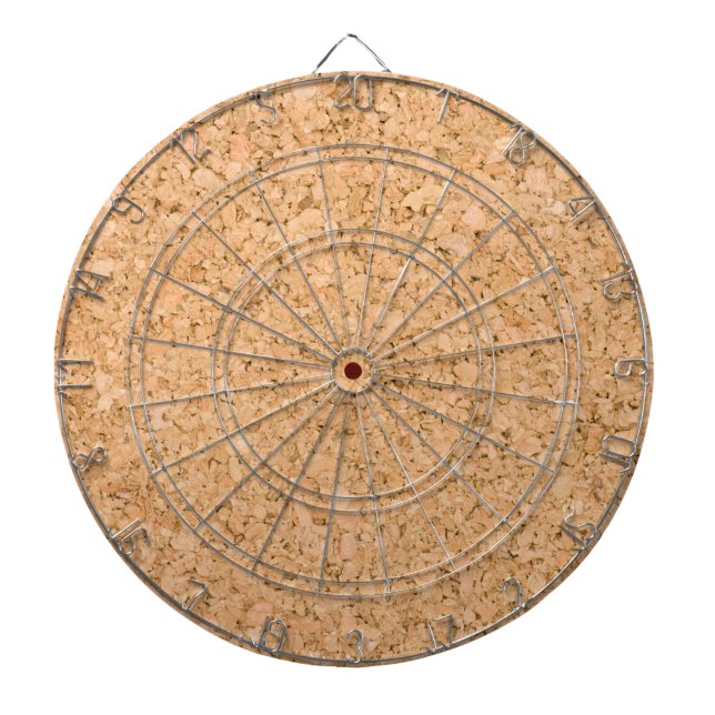 Cork oak pattern dartboard (Front)