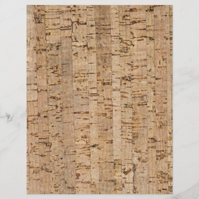 Cork oak pattern flyer (Front)