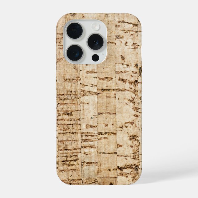 Cork oak pattern iPhone case (Back)