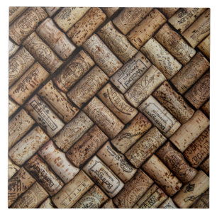 Cork pattern tile