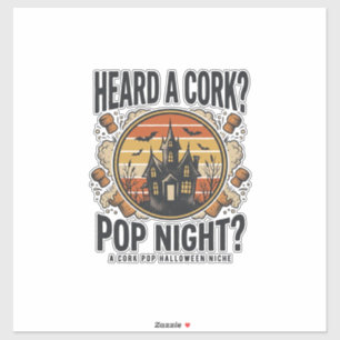 Cork Pop Halloween Haunted House Vintage Shirt_1
