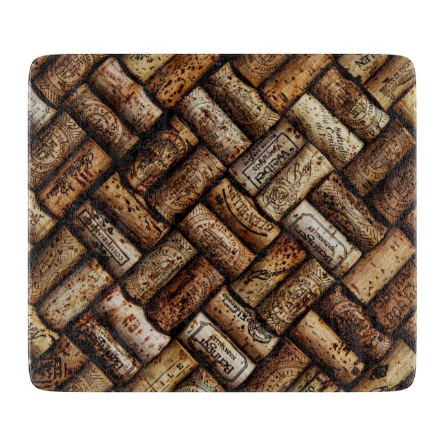 Cork print cutting board (Front)