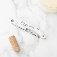 Cork Screw Wedding Favours