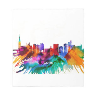 Cork Skyline Notepad
