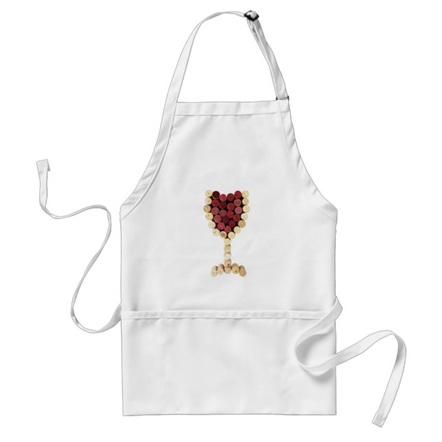 Cork Wine Glass Apron (Front)