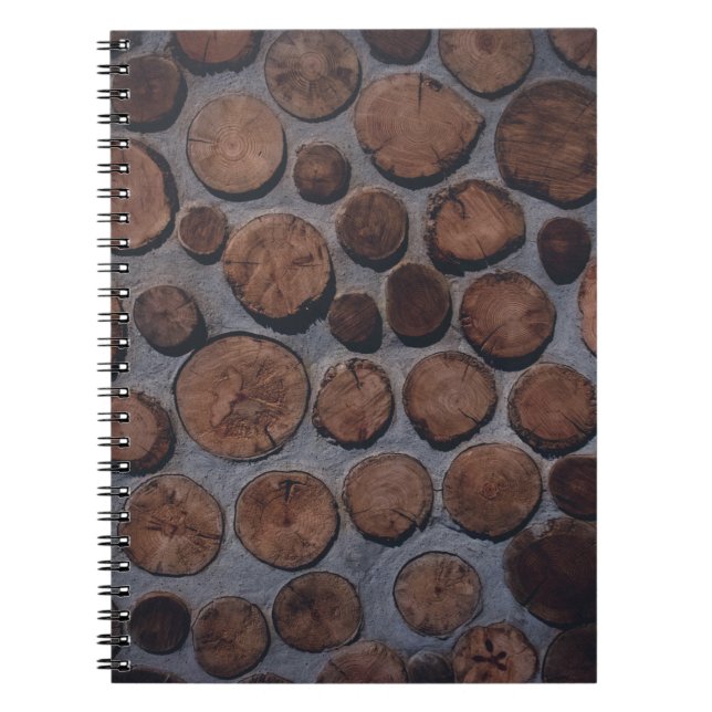 Cork wood decors notebook (Front)